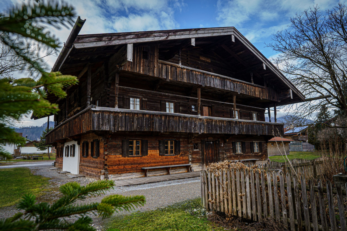 Ansicht des Blaahauses von Außen